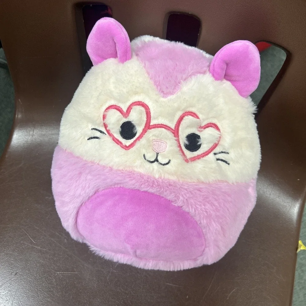 Squishmallows  FuzzAMallow Official Chambless the Pink Opossum  8